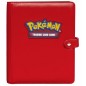 A FAIRE Pokémon - Ultra Pro Portfolio - Premium RED Snap Binder - 20 pages de 4 cases (160 cartes recto-verso)