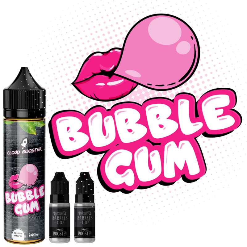 e liquide Bubble Gumt 60 ml de chez Cloud Booster