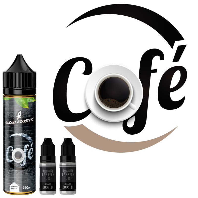 e liquide Café 60 ml de chez Cloud Booster