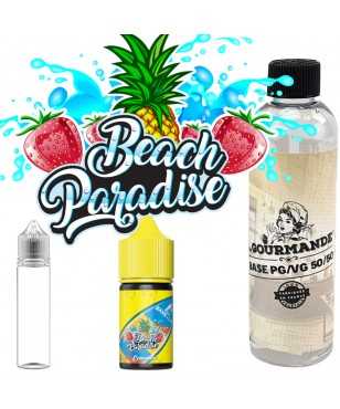 pack diy 230 ml Beach Paradise- 00 mg avec concentré 30 ml de chez Bang À L'ô