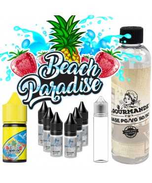 pack diy 230 ml Beach Paradise- 06 mg avec concentré 30 ml de chez Bang À L'ô