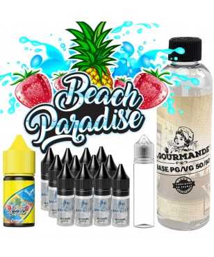 pack diy 230 ml Beach Paradise- 12 mg avec concentré 30 ml de chez Bang À L'ô