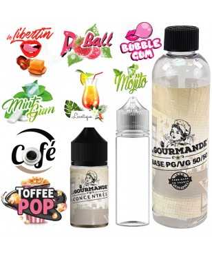 pack diy 230 ml 00 mg avec concentré 30 ml de chez la gourmande