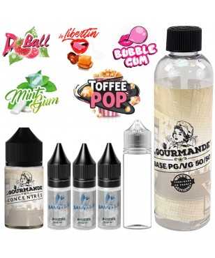 pack diy 230 ml 03 mg avec concentré 30 ml de chez la gourmande