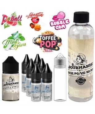 pack diy 230 ml 06 mg avec concentré 30 ml de chez la gourmande