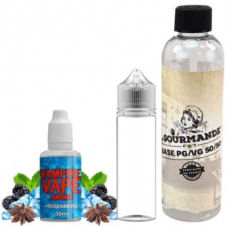 PACK DIY HEISENBERG 230 ML  00,03,06,09,12 MG- VAMPIRE VAPE