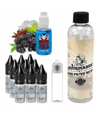 pack diy 230 ml Heisenberg- 09 mg avec concentré 30 ml de vampire vape