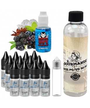 pack diy 230 ml Heisenberg- 12 mg avec concentré 30 ml de vampire vape