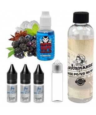 pack diy 230 ml Heisenberg- 03 mg avec concentré 30 ml de vampire vape