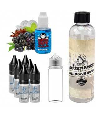 pack diy 230 ml Heisenberg- 06 mg avec concentré 30 ml de vampire vape