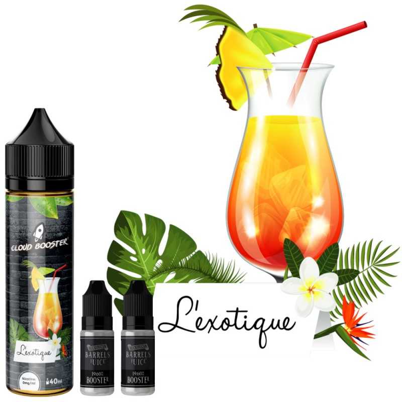 e liquide l'exotique 60 ml de chez Cloud Booster