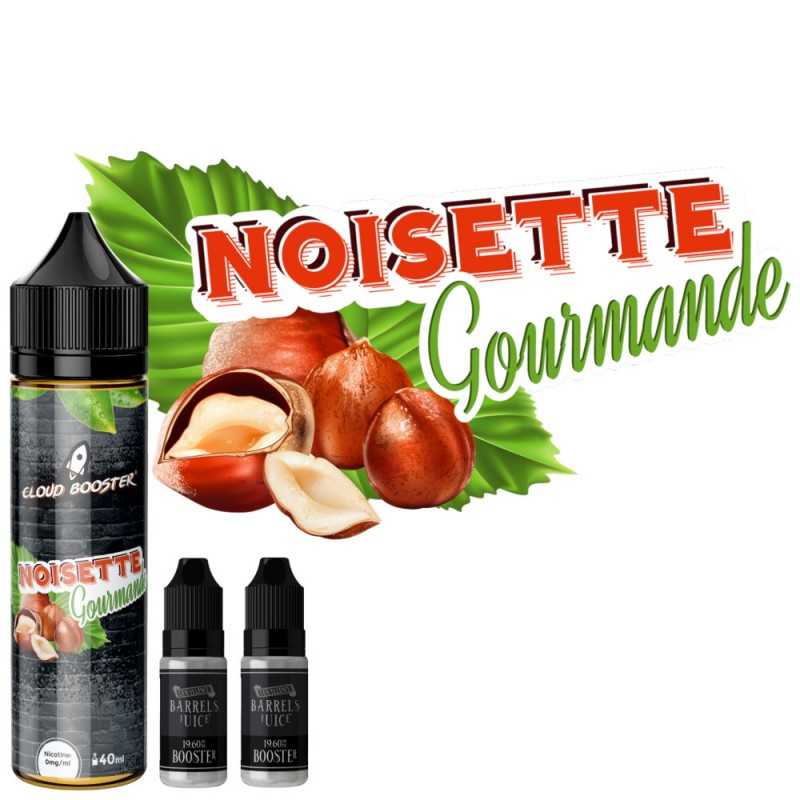 e liquide noisette gourmande 60 ml de chez Cloud Booster