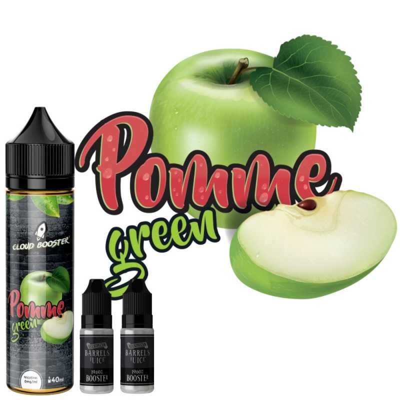 e liquide Pomme green 60 ml de chez Cloud Booster