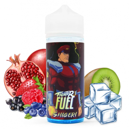 Shigeri Fighter Fuel 100 ml Fruits rouges  - Grenade - Kiwi - Frais