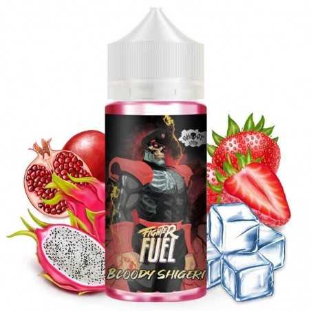 Bloody Shigeri Fighter Fuel 100 ml Fruit du dragon - Grenade - Fraise - Frais
