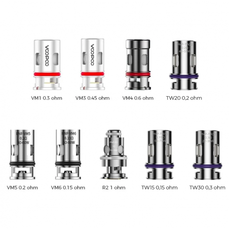 Résistances PnP VOOPOO (X5)