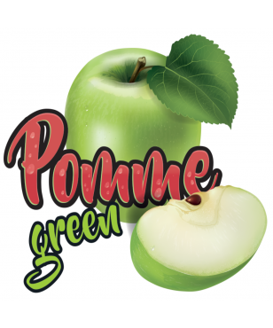 e-liquide pomme green de chez e-intense