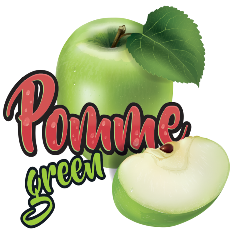 e-liquide pomme green de chez e-intense