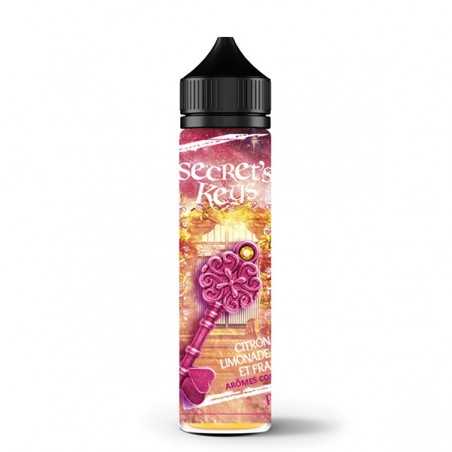 Pink Key 50ml Secret's Keys - Citron givré - Limonade pétillante - Fraise - Framboise