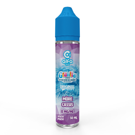 Mûre cassis Granita 50ml - Granité - Mûre - Cassis - Très frais