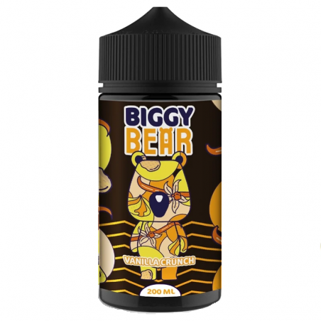 Vanilla Crunch Biggy Bear 200 ml -Crème - Vanille - Chantilly - Cacahuète