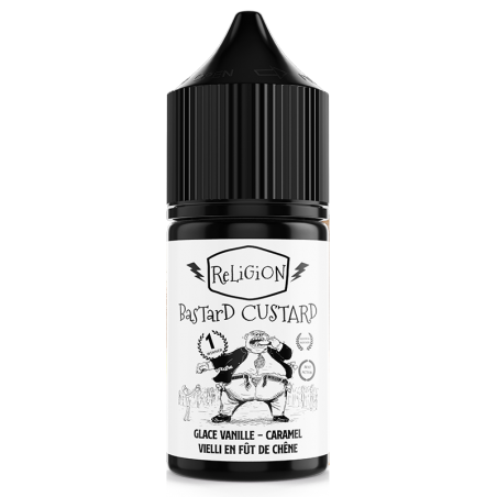 CONCENTRÉ BASTARD CUSTARD RELIGION JUICE Caramel - Glace vanille - Vieilli en fût de chêne